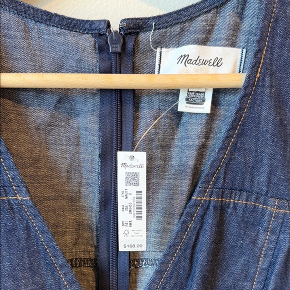 Madewell Dark Blue Denim Dress - Picture 3 of 3